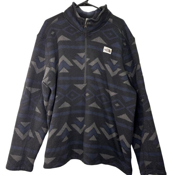 The North Face Men's 1/2 Half Zip Southwest Patterned Pullover Size XXL - Picture 1 of 7